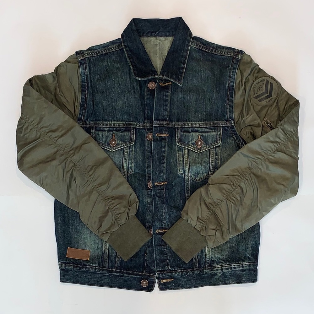 MHRS Denim Jacket w/ removable Nylon sleeves